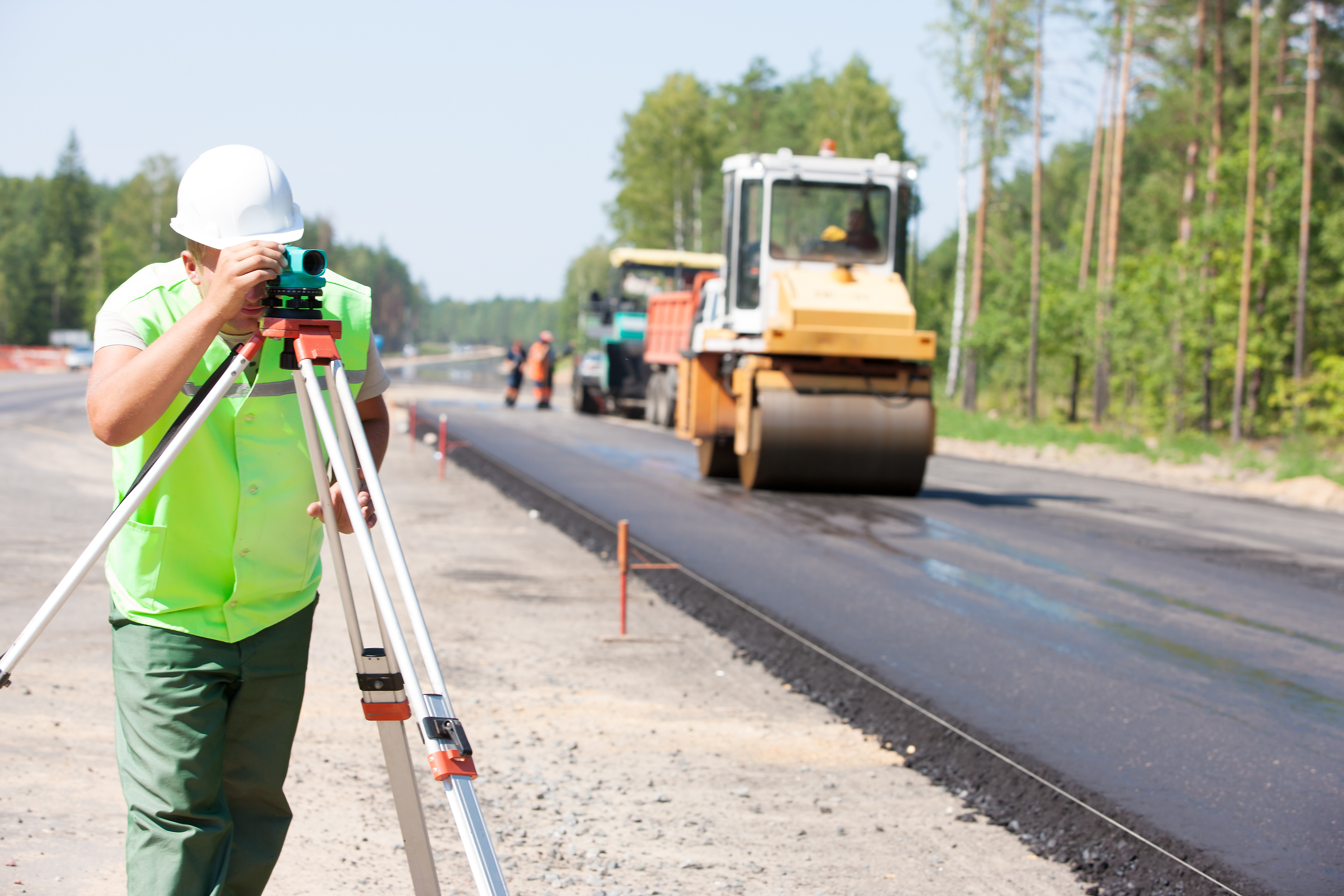 surveyor-safety-while-constructing-roads-measure-australia